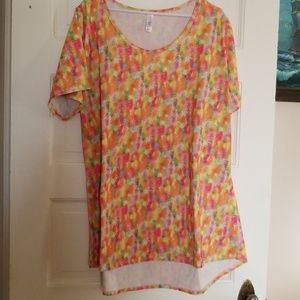 LuLaRoe Multicolor Short Sleeve Tee